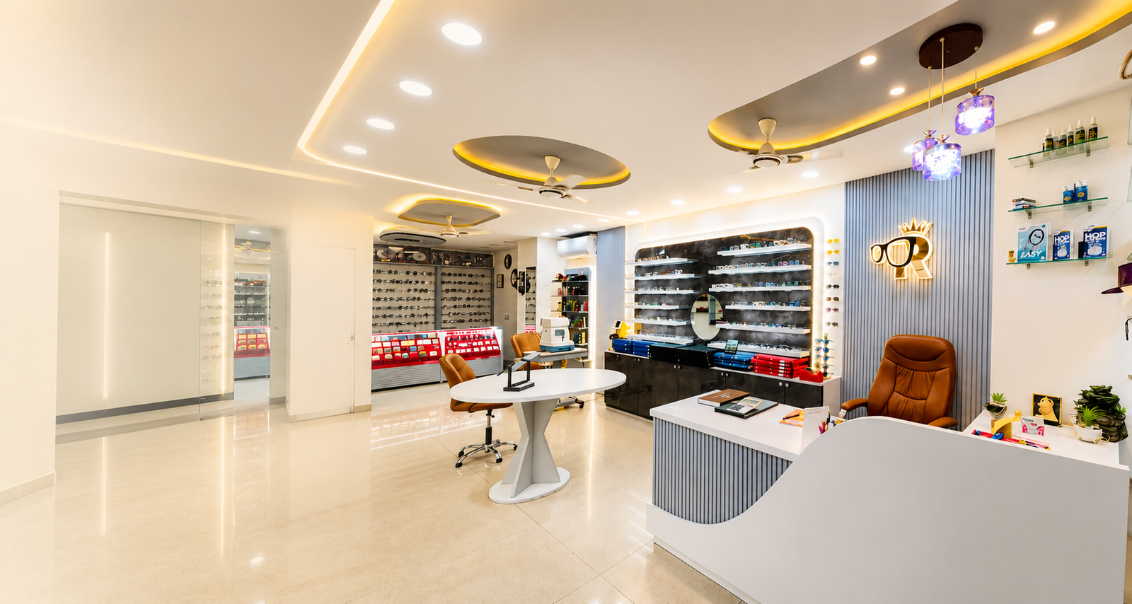 Royal Optical Hub store interior